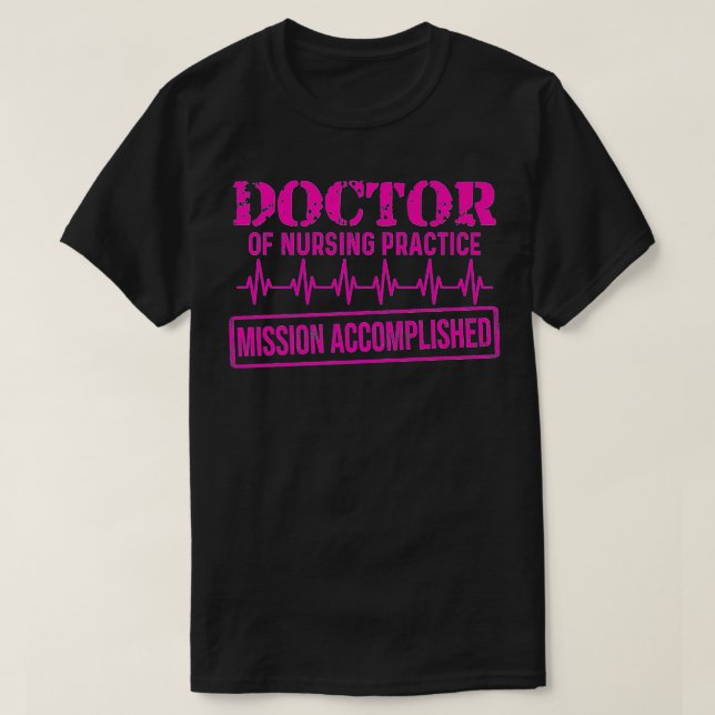 DNP Doktor of Nursing Practice klart RN Nurse Prem T Shirt (Design framsida)