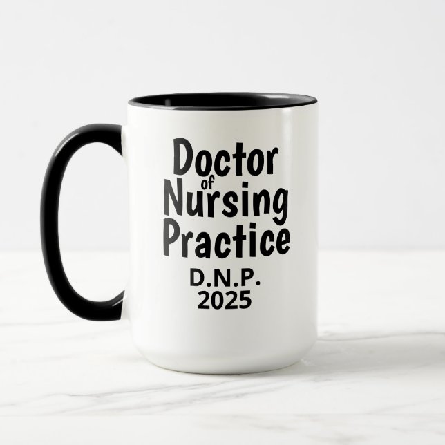 DNP-examensgåva Sjuksköterska praktiserande examen Mugg (Vänster)