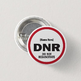 DNR återupplivas inte Knapp