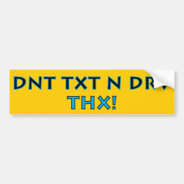 DNT TXT N DRV - THX! BILDEKAL