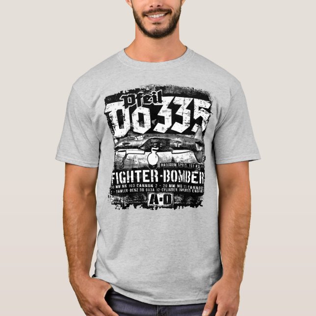 Do 335 Pfeil T Shirt (Framsida)