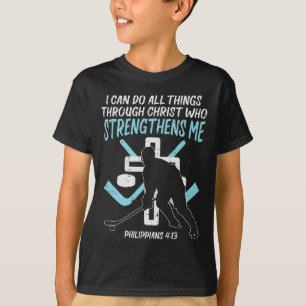 Do All Sak Ice Hockey Christian Player Goalie M T Shirt