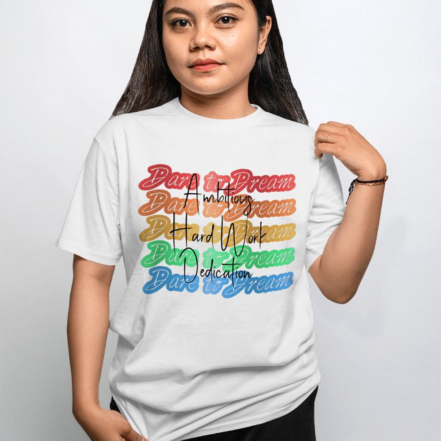 Dö att drömma färglös t shirt (Skapare uppladdad)