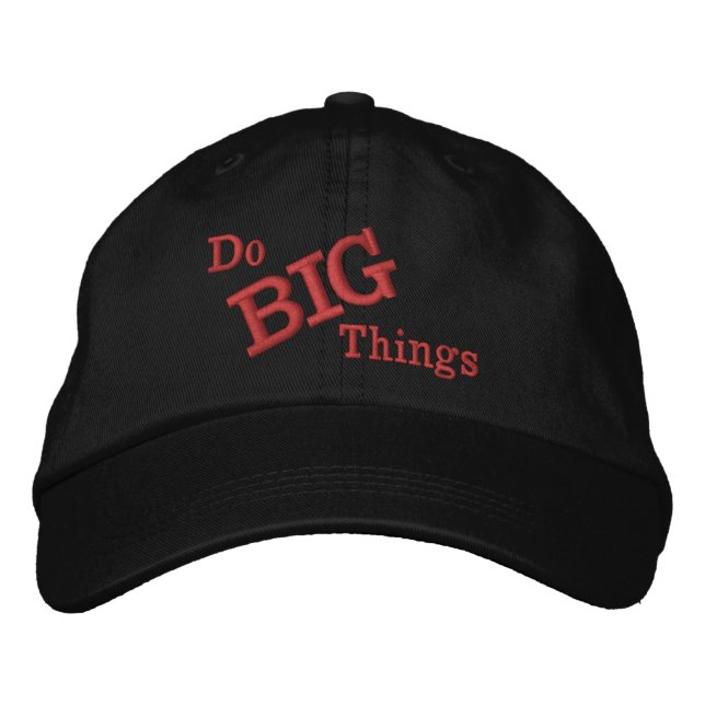 Do BIG Sak Embroized Hat Broderad Keps (Framsida)