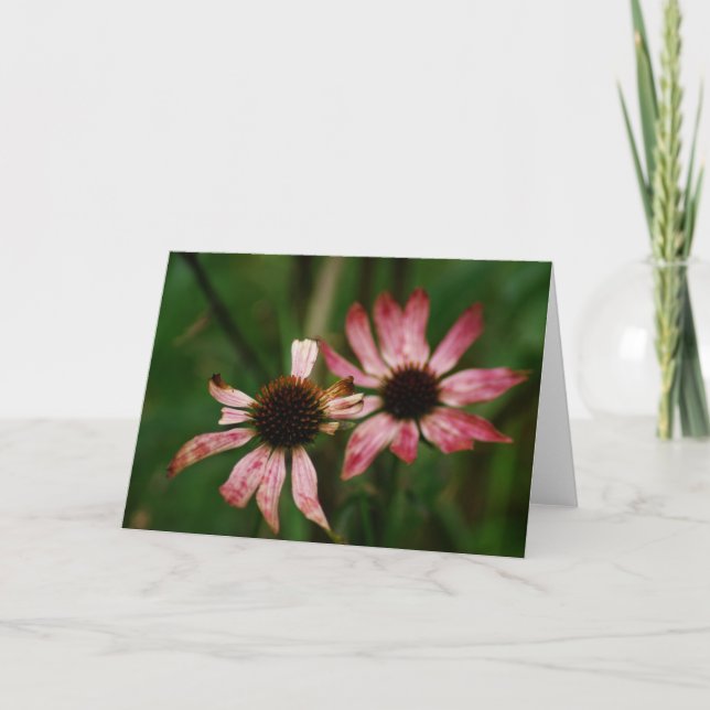 Dö blommahälsningkortet kort (Framsida)