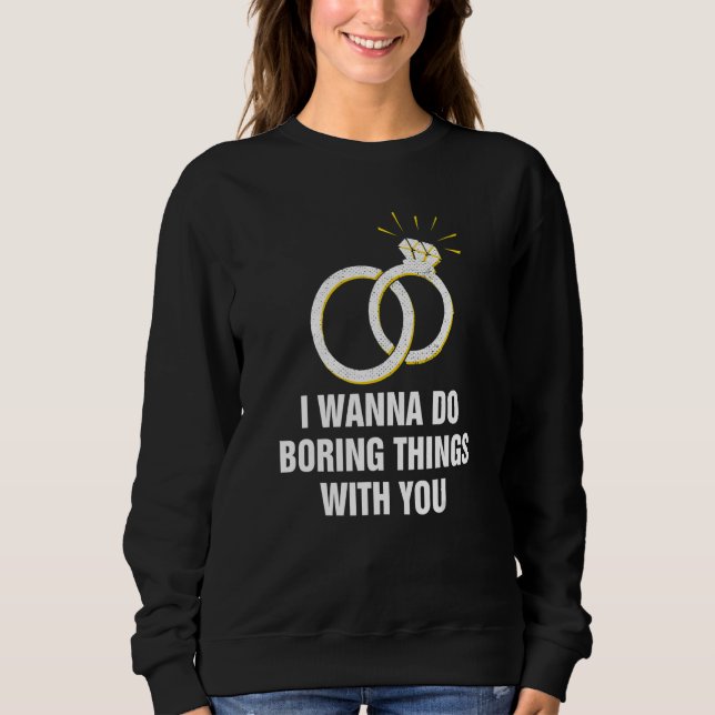 Do Boring Things with You Introvert Couples Antiso T Shirt (Framsida)