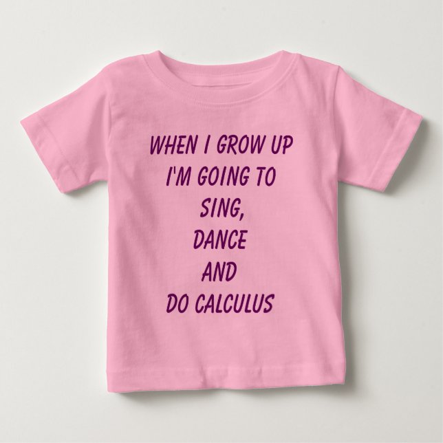 Do Calculus - Girl Power baby T Tee (Framsida)