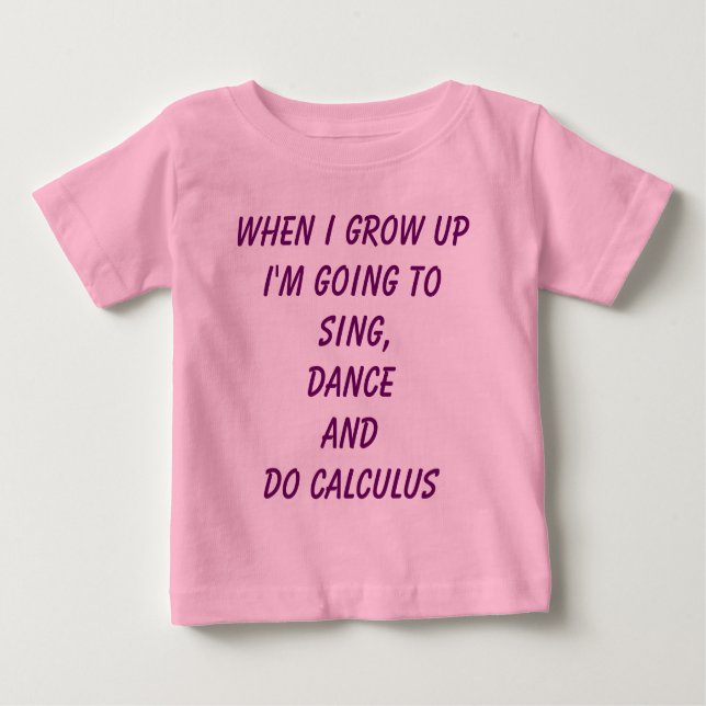 Do Calculus - Girl Power baby T Tee Shirt (Framsida)