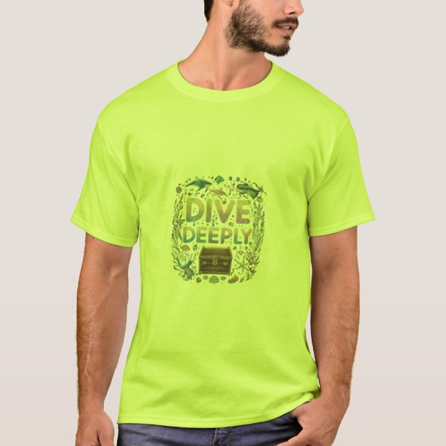 Dö djupt. t shirt (Framsida)