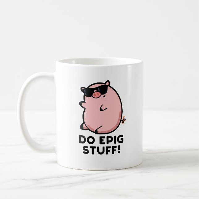 Do Egriss Saker Funny Epic Gris Pun Kaffemugg (Vänster)