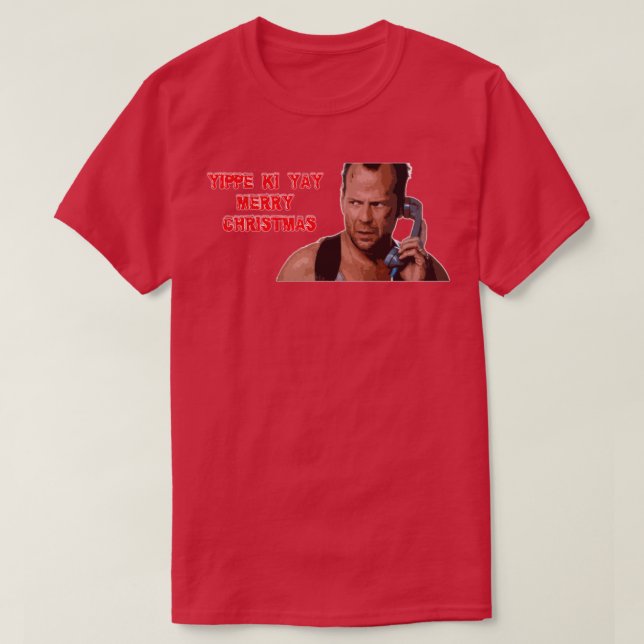 dö hård god jul t shirt (Design framsida)