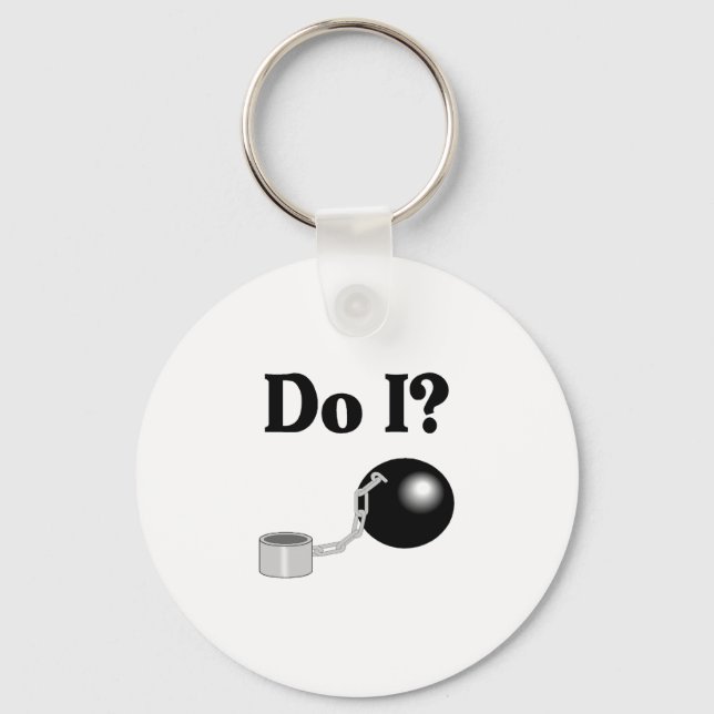 Do I (Boll och kedja) Nyckelring (Framsida)