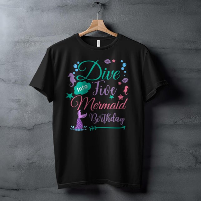 Dö in i fem Sjöjungfruar femte födelsedagen T Shirt (Skapare uppladdad)
