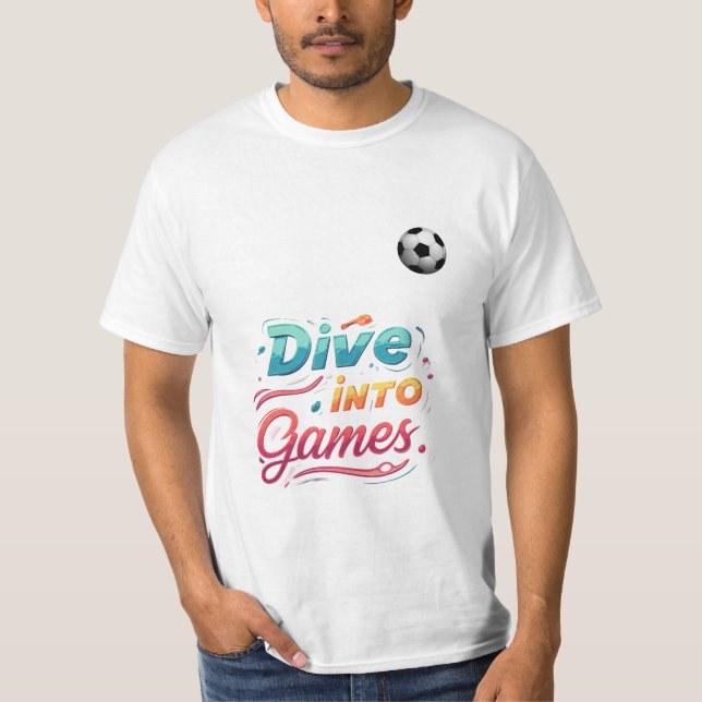 Dö in i spel. t shirt (Framsida)