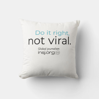 Do It Right - T-Shirt Kudde