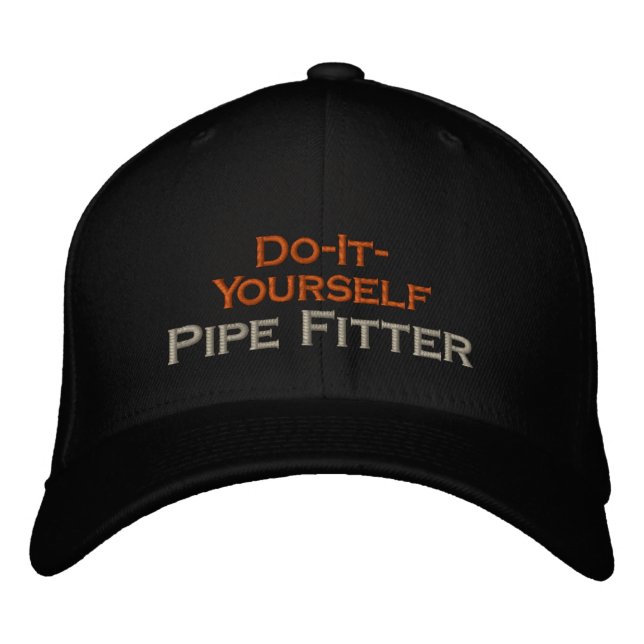 Do-it-your-Pipe Fitter Broderad Keps (Framsida)