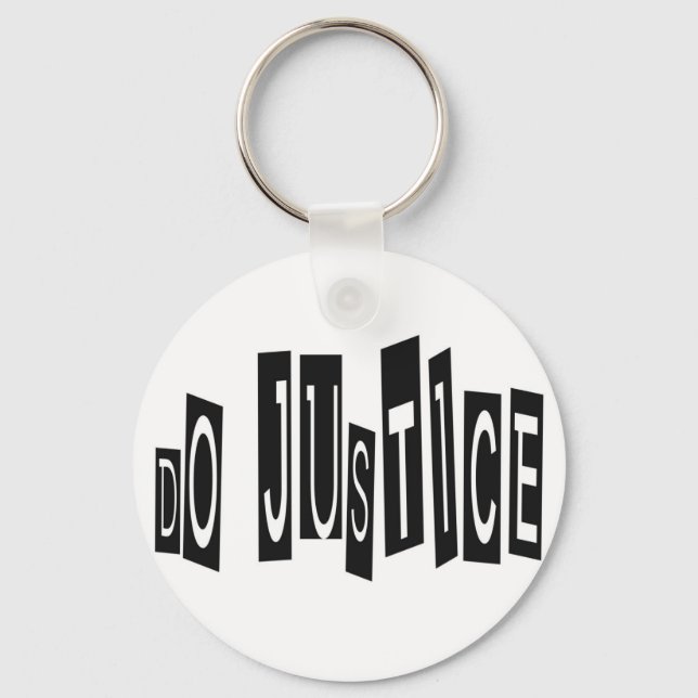 Do Justice Keychain Nyckelring (Framsida)
