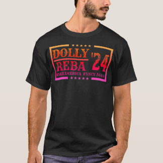 Do-lly Reba'24 Gör Amerika Finare till Cowboyappen T Shirt
