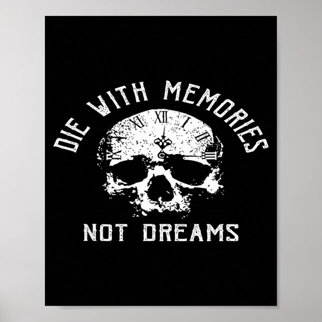 Dö med minnen inte drömmar  poster (Framsidan)