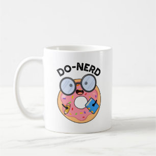 Do-nerd Funny Nerdy Donut Pun Kaffemugg