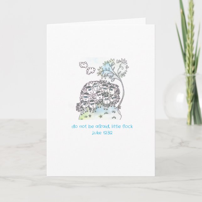Do Not Be Afraid Little Flock Kort (Framsida)