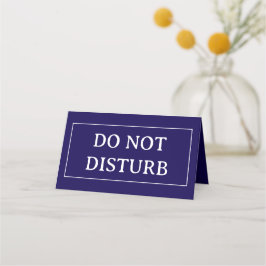 DO NOT DISTURB | 4" x 3.5" Folded Place Card Placeringskort