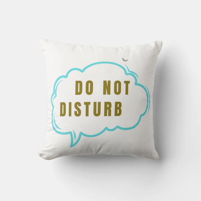 Do Not Disturb Cozy Sleep Blanket – Moon Cloud Rel Kudde (Framsida)