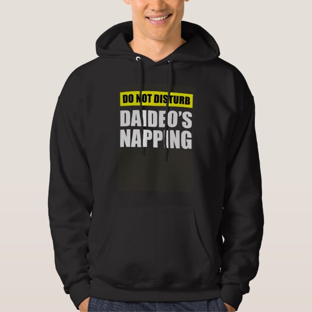 Do Not Disturb Daideo s Napping Hoodie (Framsida)