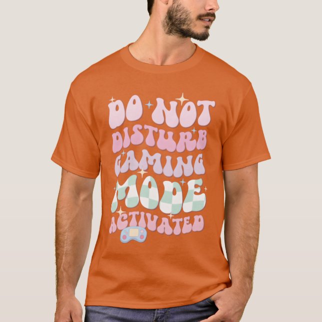 Do Not Disturb Gaming Mode Activated boy T Shirt (Framsida)