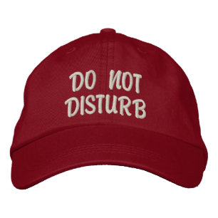 "Do Not Disturb" Gym Hat Broderad Keps