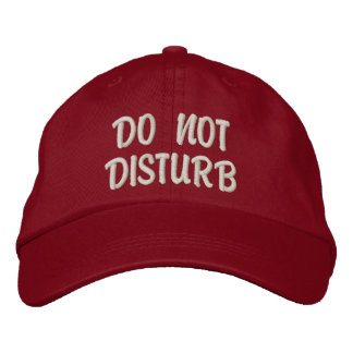 "Do Not Disturb" Gym Hat Broderad Keps