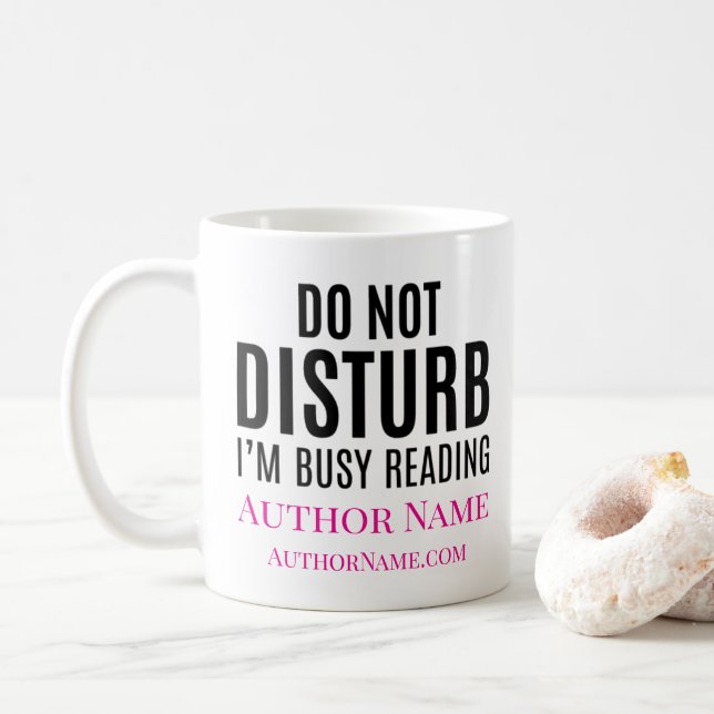 Do Not Disturb I'm Reading Kaffemugg (Med munk)