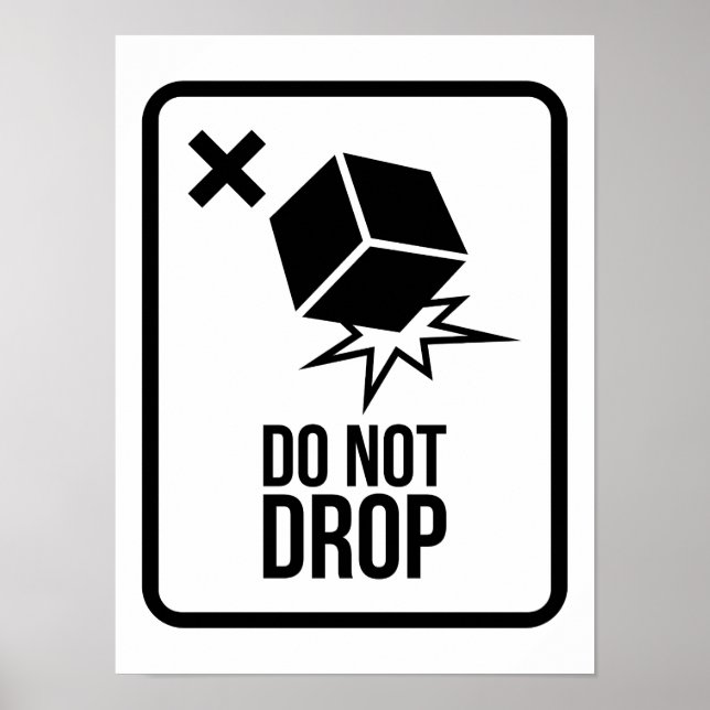 Do not drop  poster (Framsidan)