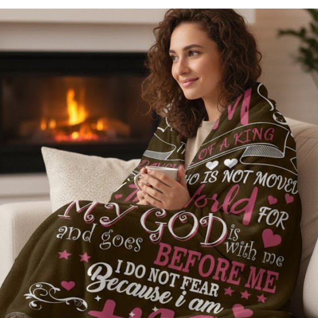 Do Not Fear" Religious Fleece Blanket (Skapare uppladdad)