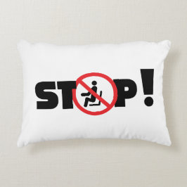 Do not sit here. Ga hier niet zitten op deze stoel Prydnadskudde