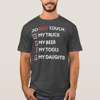 Do Not Touch Funny Dad Christmas Gift from T Shirt