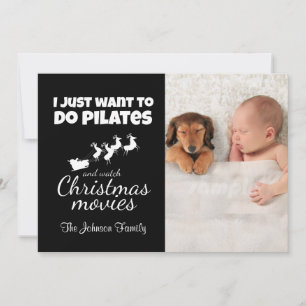 Do Pilates och julfilmer Julkort