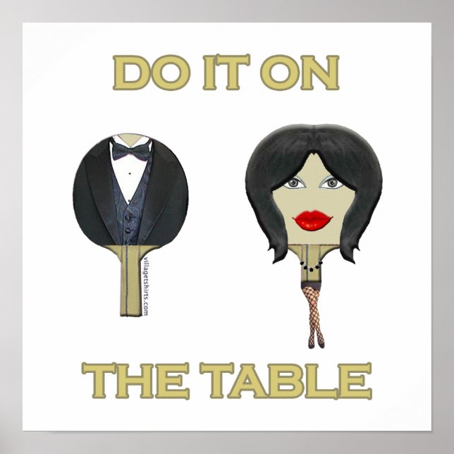 Do Ping Pong Bord Poster (Framsidan)