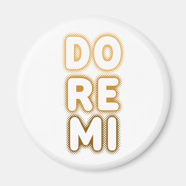 Do Re Mi Musical  Magnet (Framsidan)