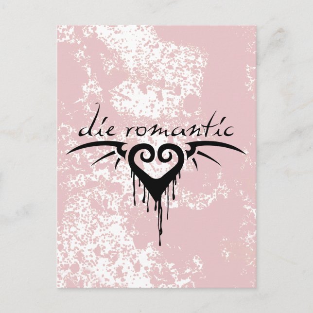 dö romantisk vykort (Framsida)