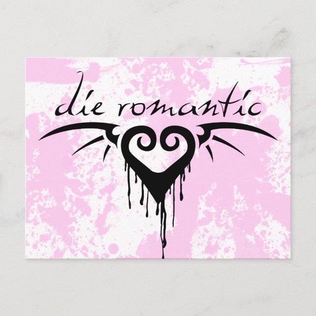 dö romantisk vykort (Framsida)