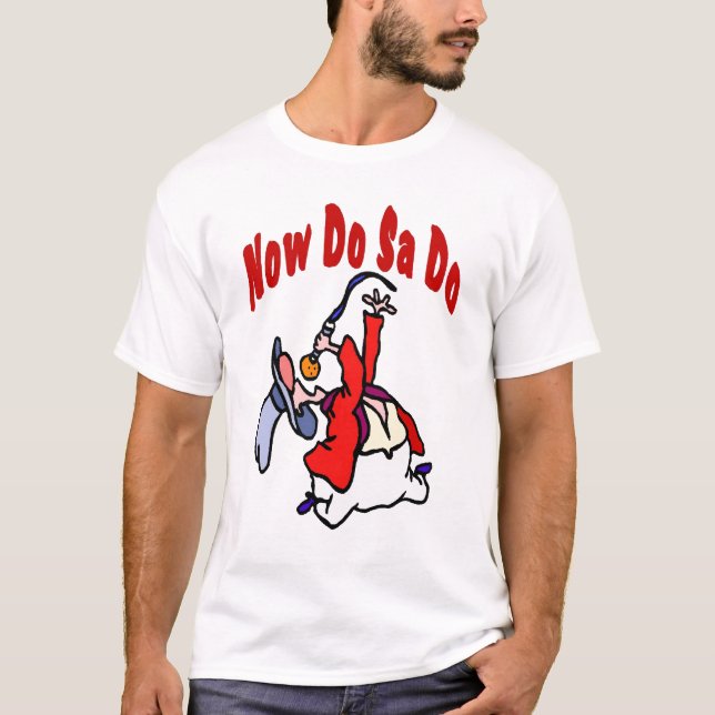 Do Sa Square Dance Tee Shirt (Framsida)