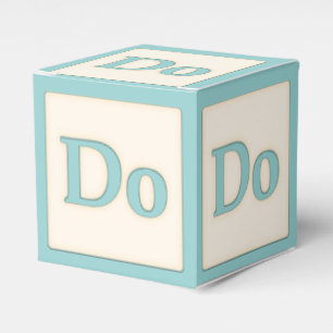 ’Do’ Solfeggio Musical Baby Blocks Aqua Presentaskar
