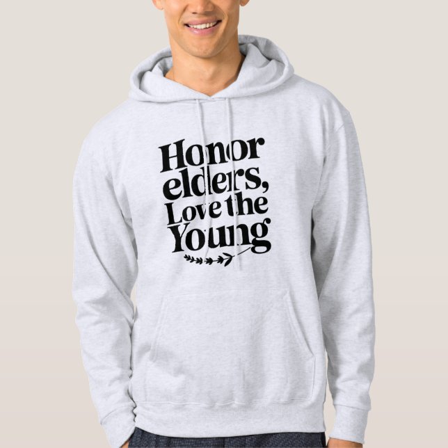 Do Something Today That Will Help You Tomorrow Hoodie (Framsida)