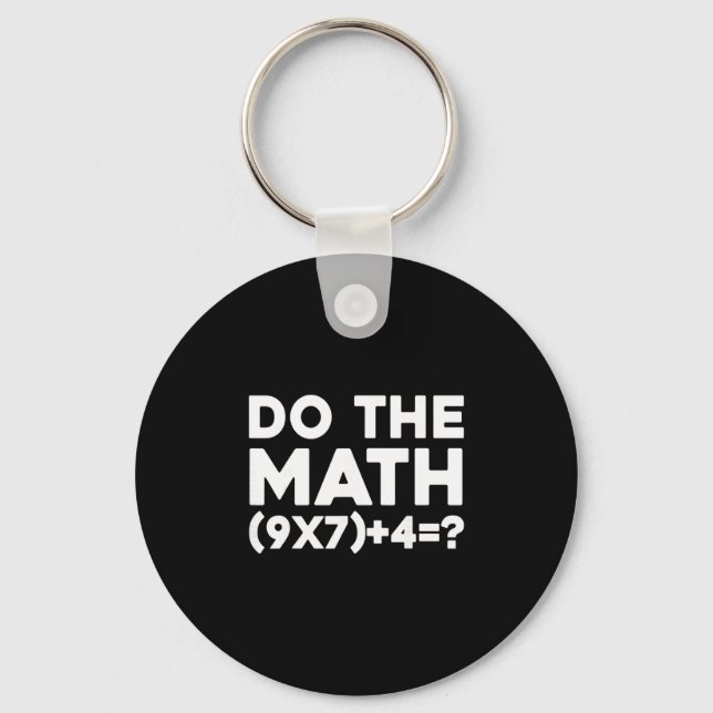 Do The Math 67 Meme 1  Nyckelring (Framsida)