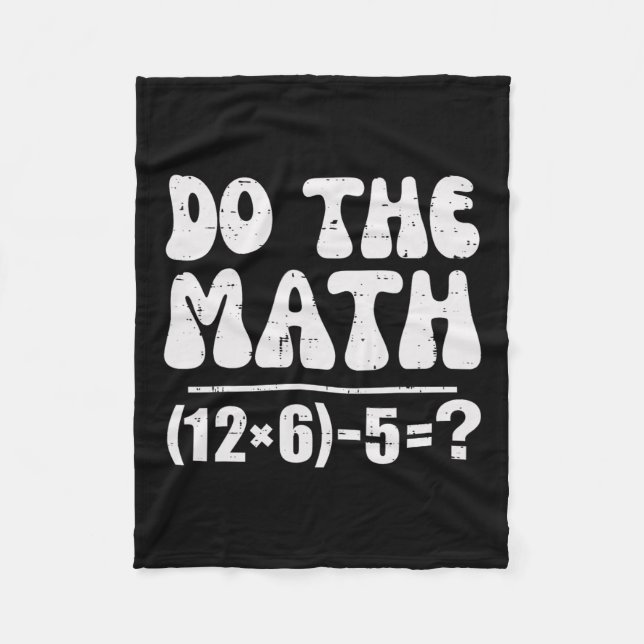 Do The Math 67 Meme Funny Elementary Math Teacher  Fleecefilt (Framsidan)