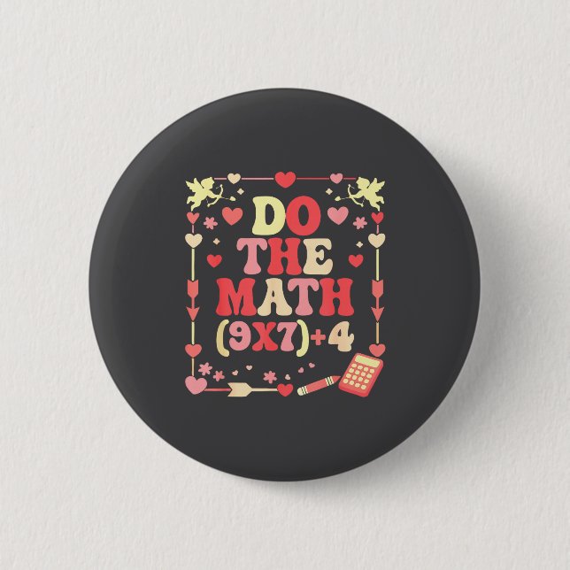 Do The Math Equation Valentine's Day Math Teacher  Knapp (Framsida)