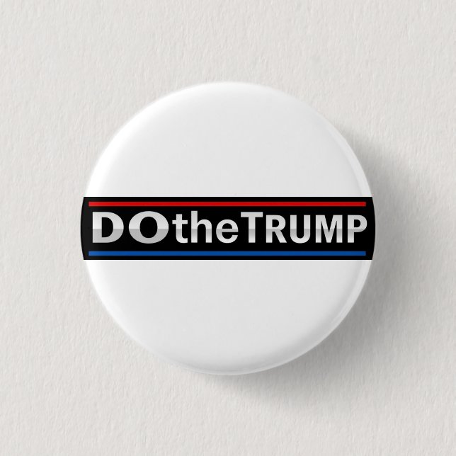 DO theTRUMP Patriotic Round Button Knapp (Framsida)