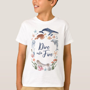 Dö till fem under havets nautiska femte födelsedag t shirt