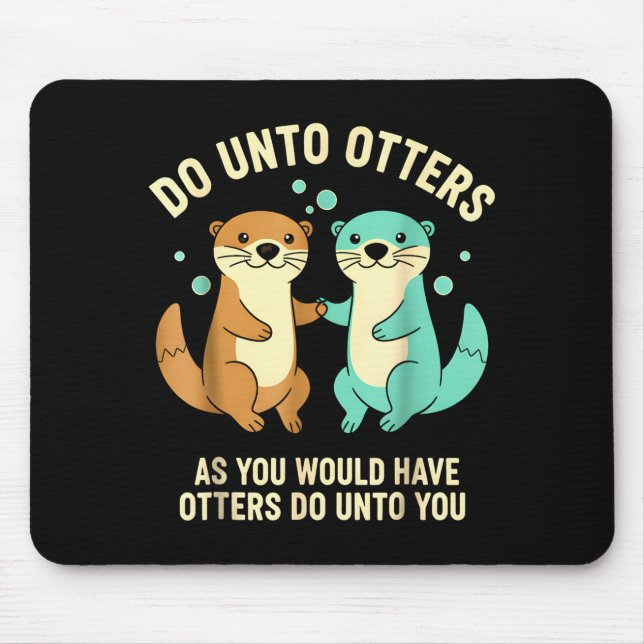 Do Unto Otters Playful Otter Pun Girls Kids Birthd Musmatta (Framsidan)